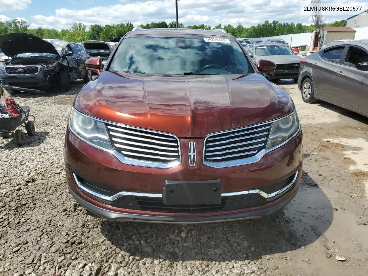 2016 Lincoln Mkx Select VIN: 2LMTJ8KR6GBL20677 Lot: 54255184