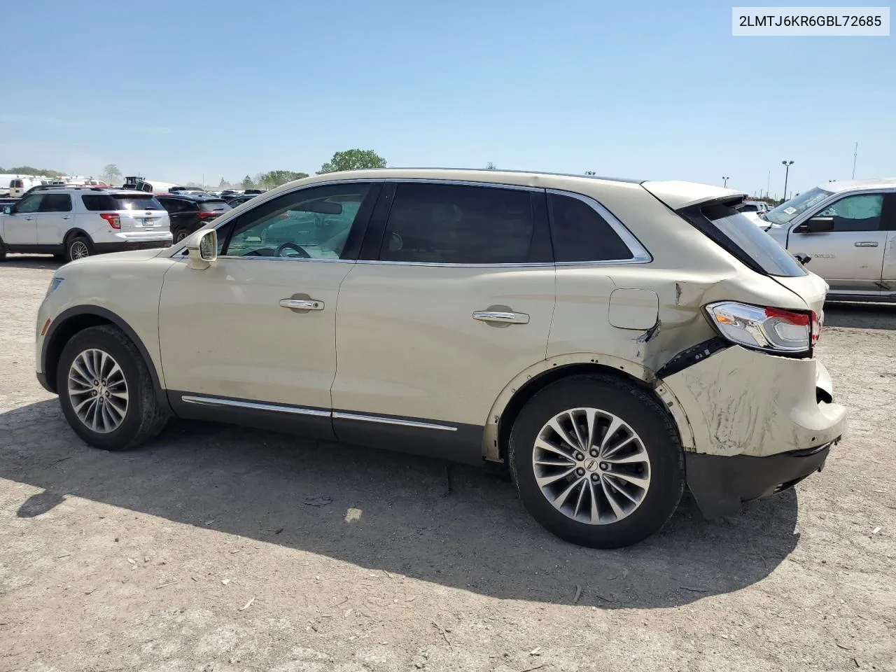 2016 Lincoln Mkx Select VIN: 2LMTJ6KR6GBL72685 Lot: 54345944