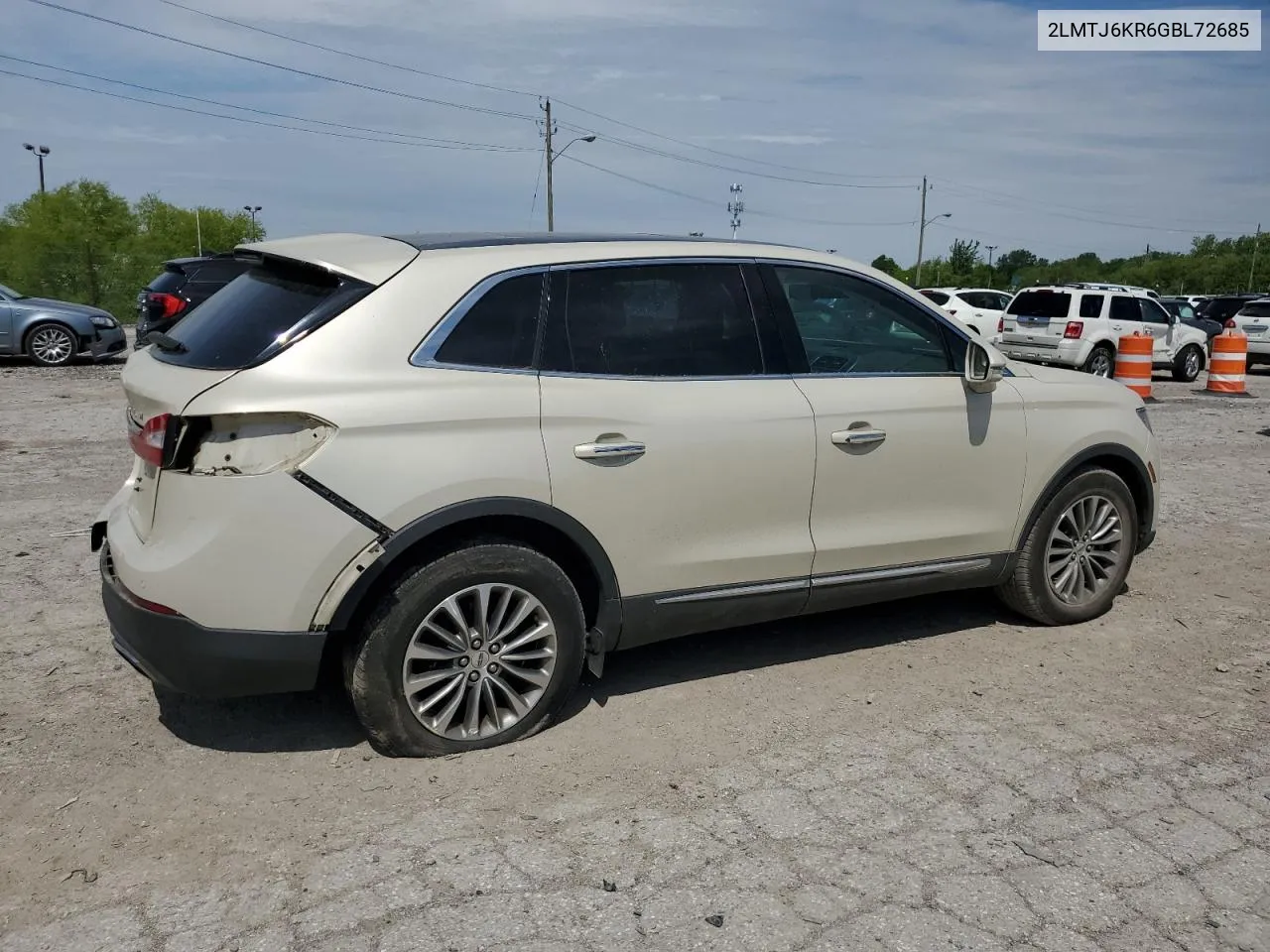 2LMTJ6KR6GBL72685 2016 Lincoln Mkx Select