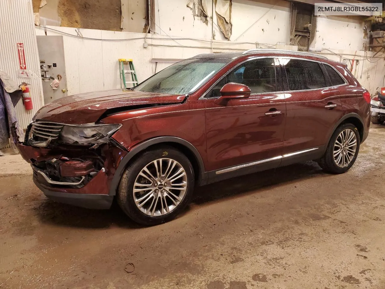 2LMTJ8LR3GBL55322 2016 Lincoln Mkx Reserve