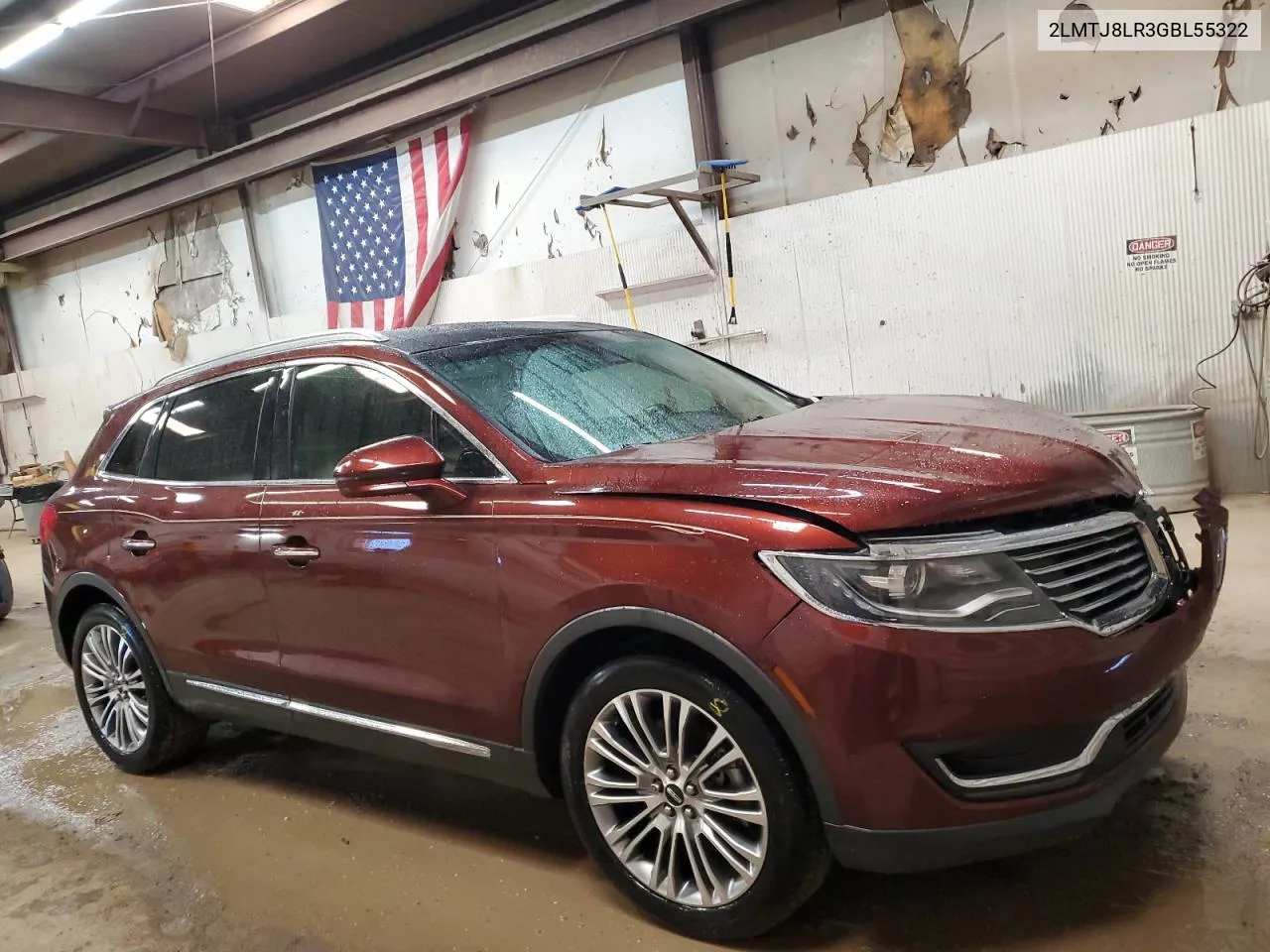 2LMTJ8LR3GBL55322 2016 Lincoln Mkx Reserve