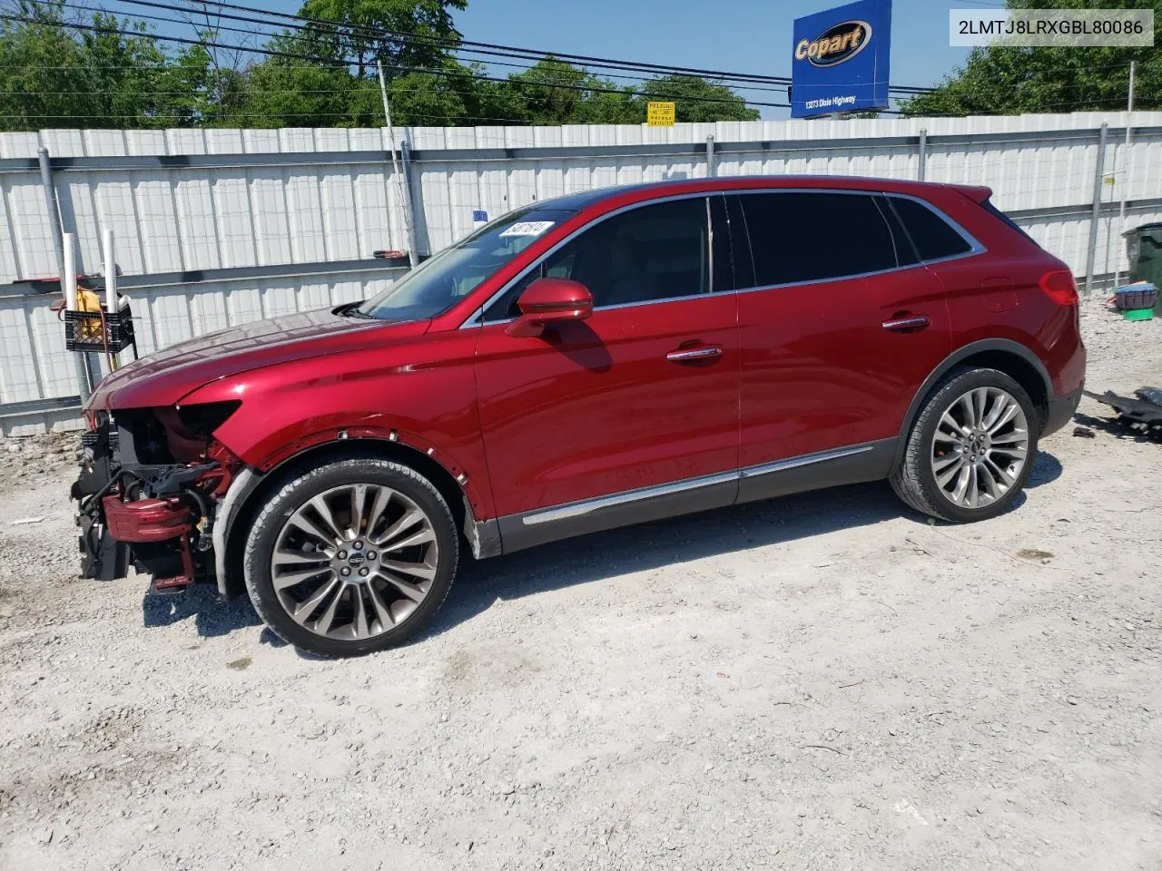 2LMTJ8LRXGBL80086 2016 Lincoln Mkx Reserve