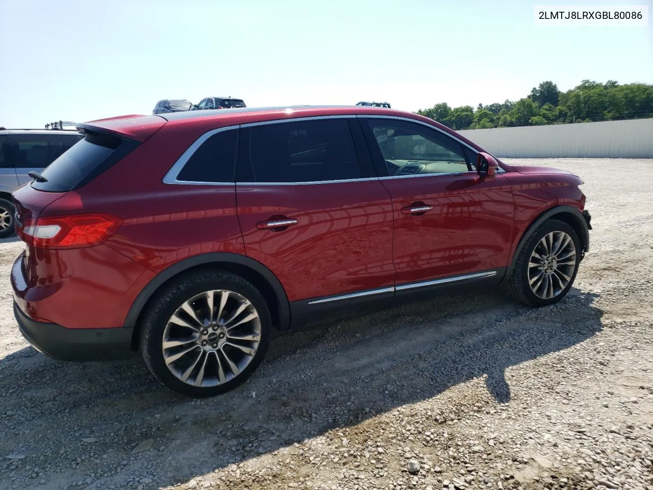 2016 Lincoln Mkx Reserve VIN: 2LMTJ8LRXGBL80086 Lot: 54871874