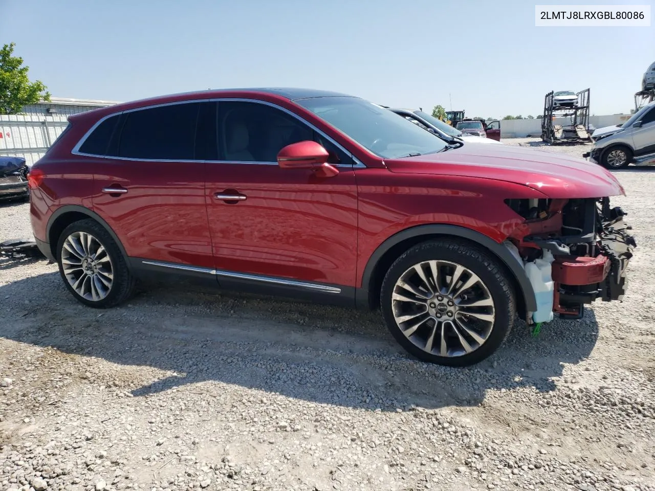 2LMTJ8LRXGBL80086 2016 Lincoln Mkx Reserve