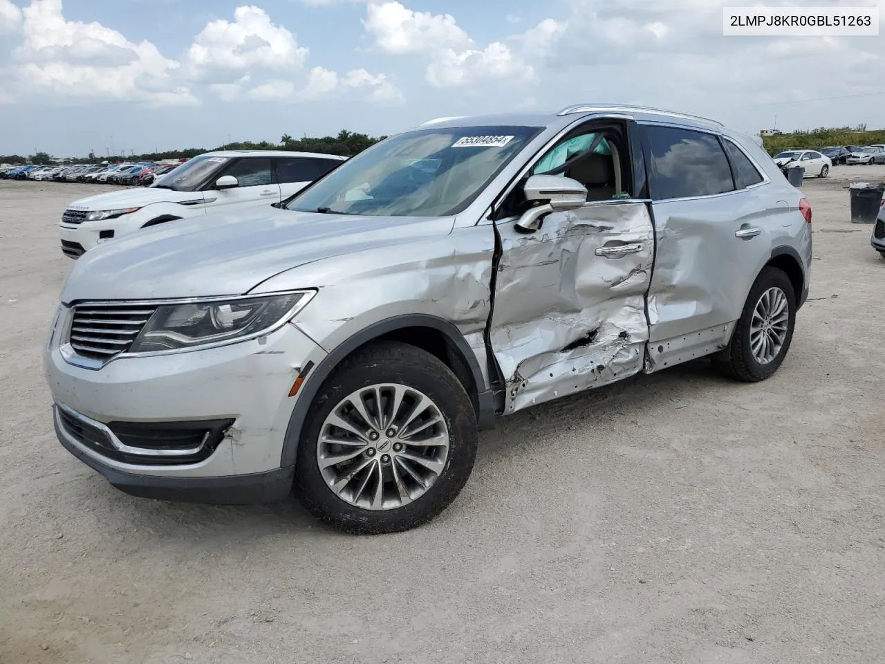 2016 Lincoln Mkx Select VIN: 2LMPJ8KR0GBL51263 Lot: 55304854