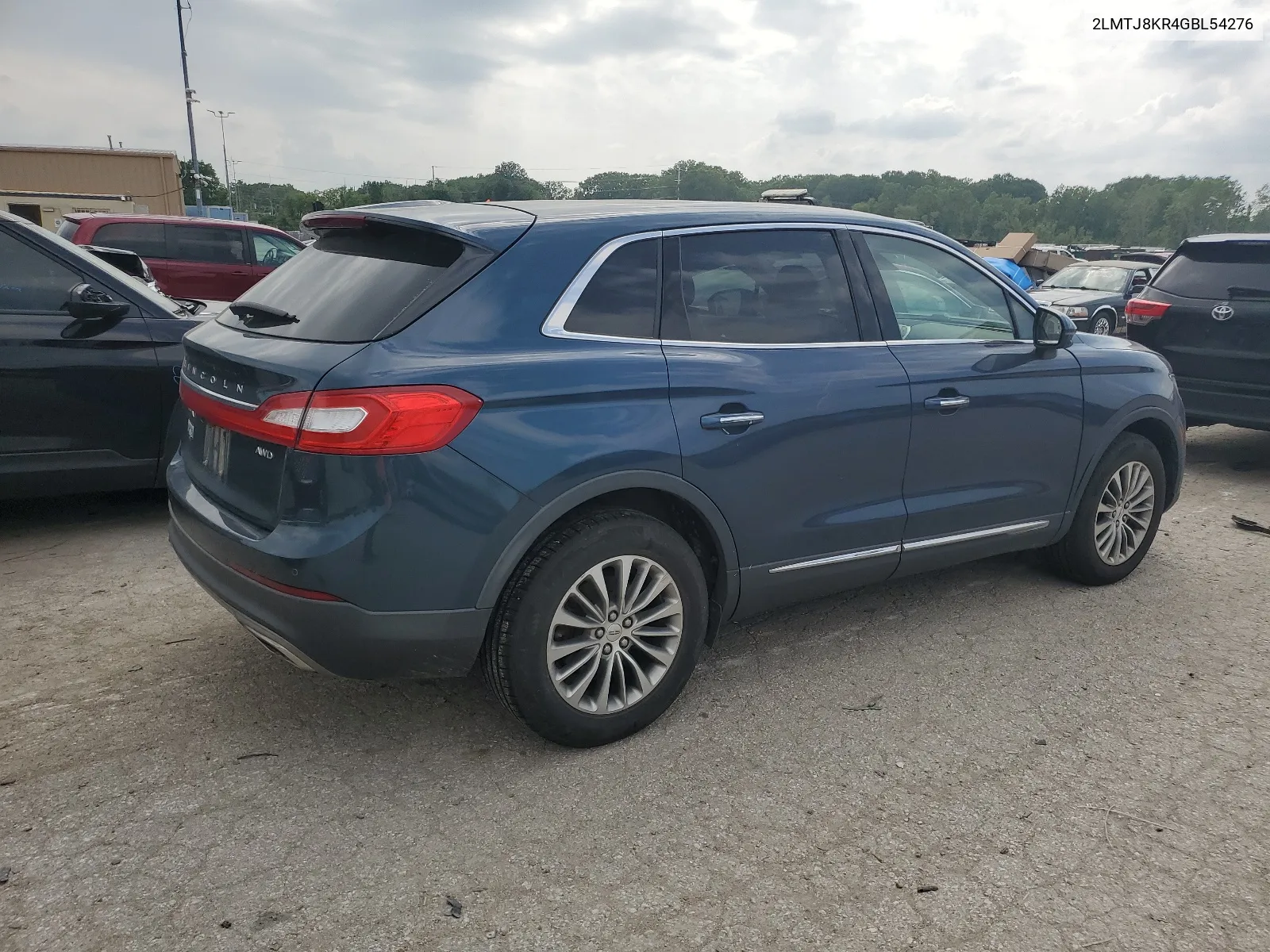 2016 Lincoln Mkx Select VIN: 2LMTJ8KR4GBL54276 Lot: 55657324