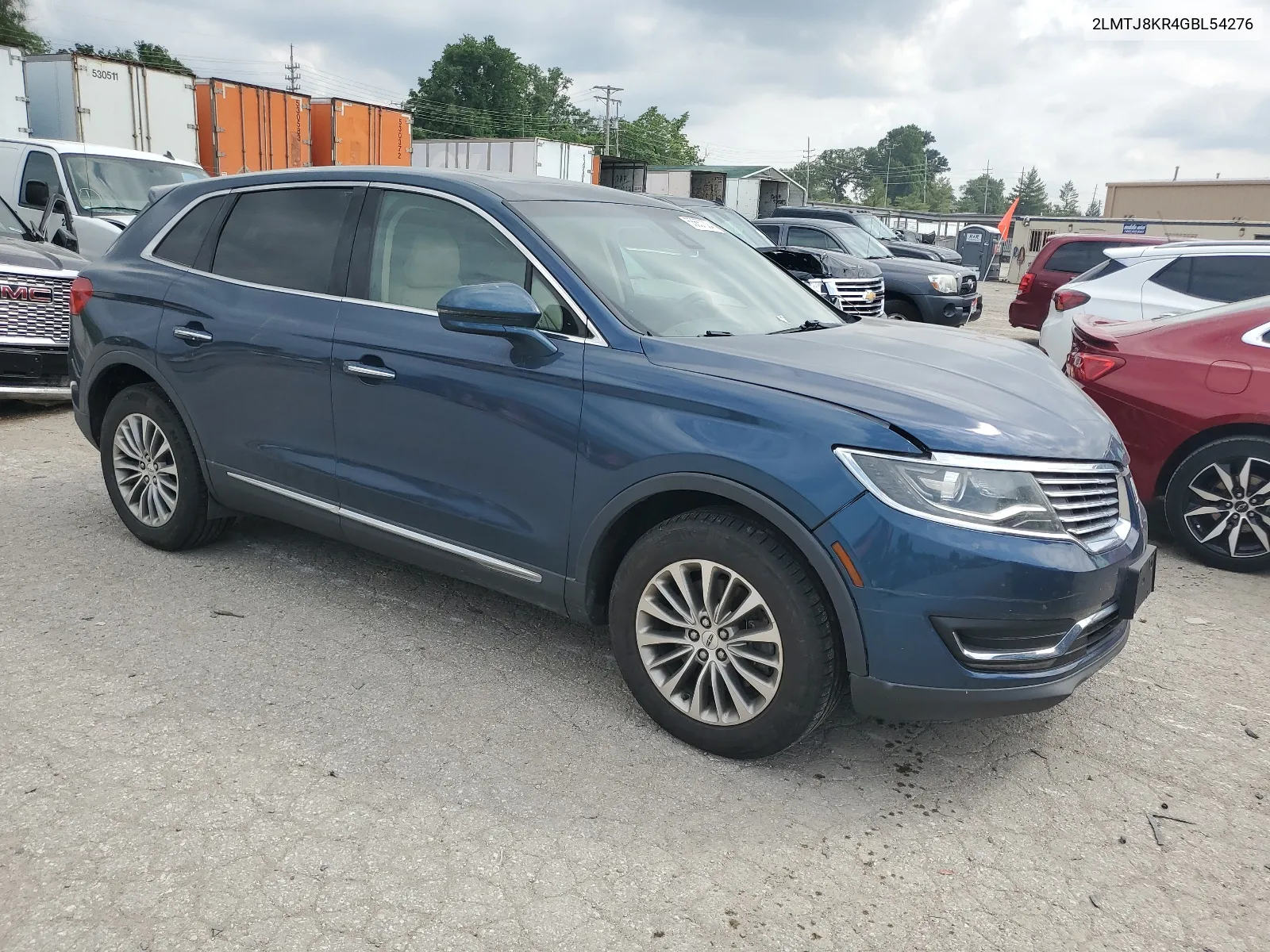 2LMTJ8KR4GBL54276 2016 Lincoln Mkx Select