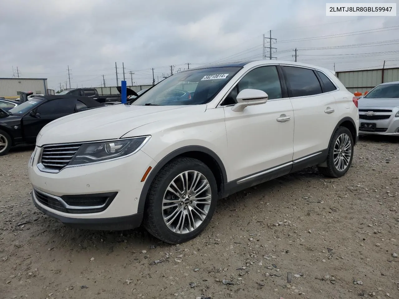 2LMTJ8LR8GBL59947 2016 Lincoln Mkx Reserve