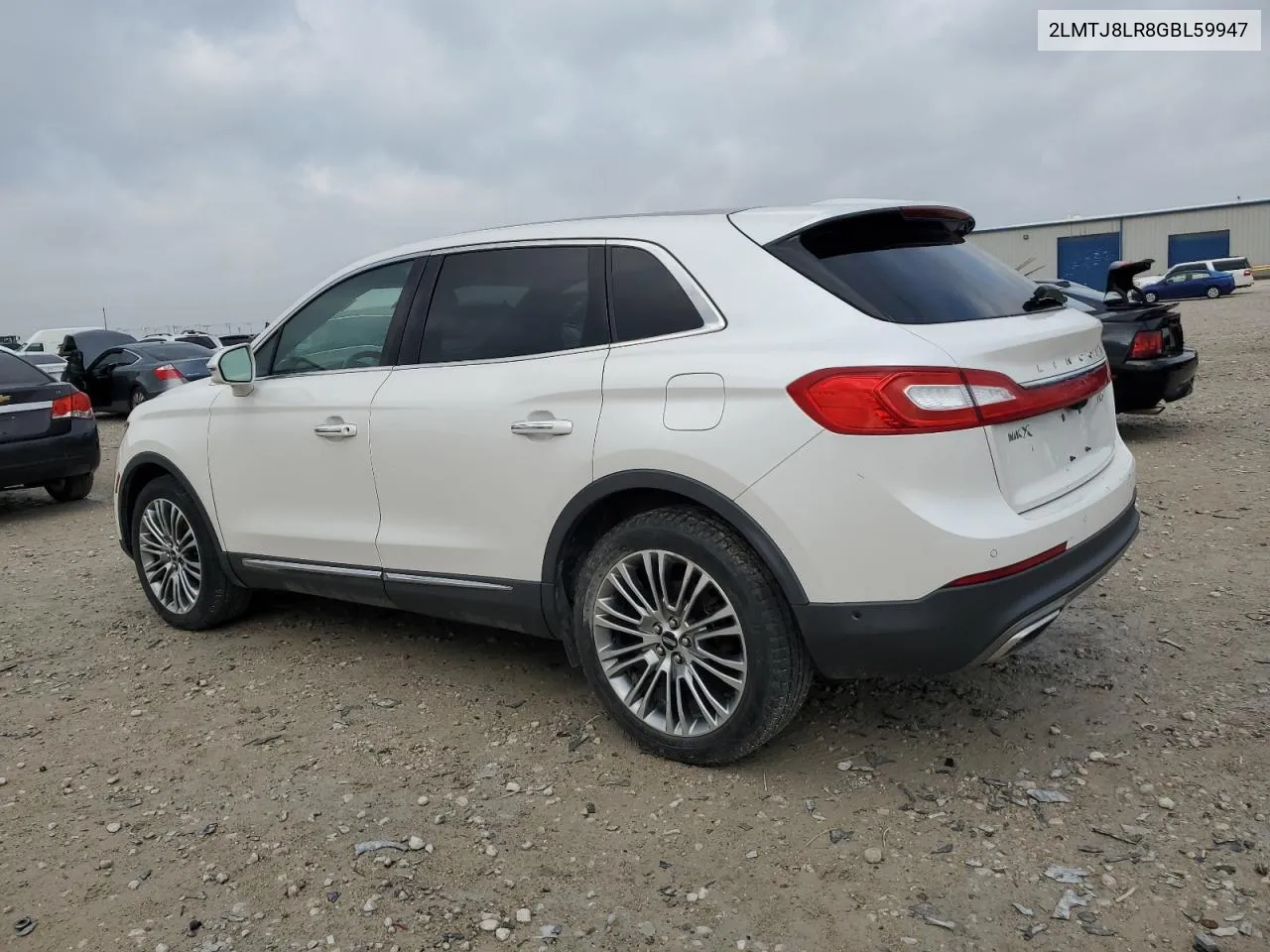 2016 Lincoln Mkx Reserve VIN: 2LMTJ8LR8GBL59947 Lot: 56210814