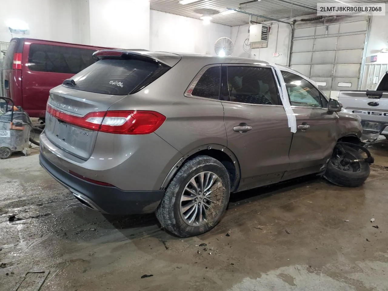 2LMTJ8KR8GBL87068 2016 Lincoln Mkx Select