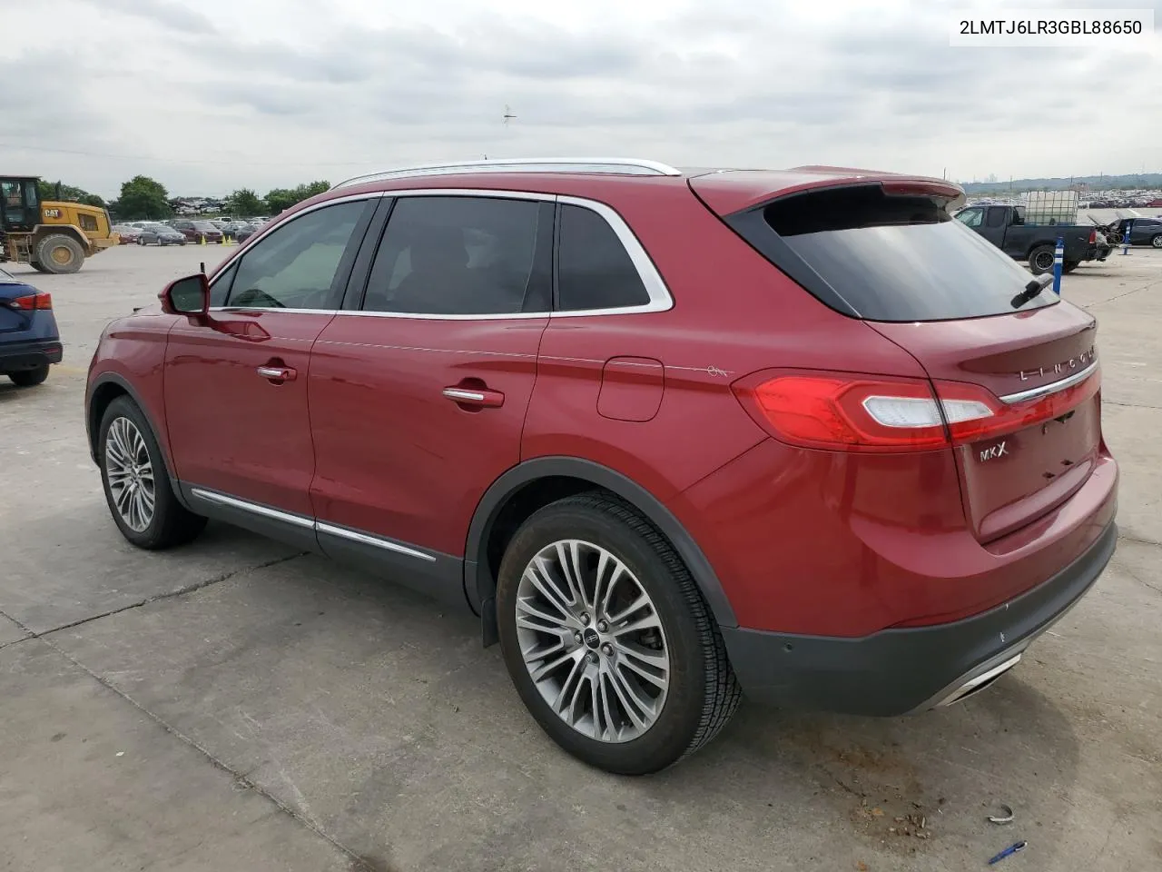 2LMTJ6LR3GBL88650 2016 Lincoln Mkx Reserve