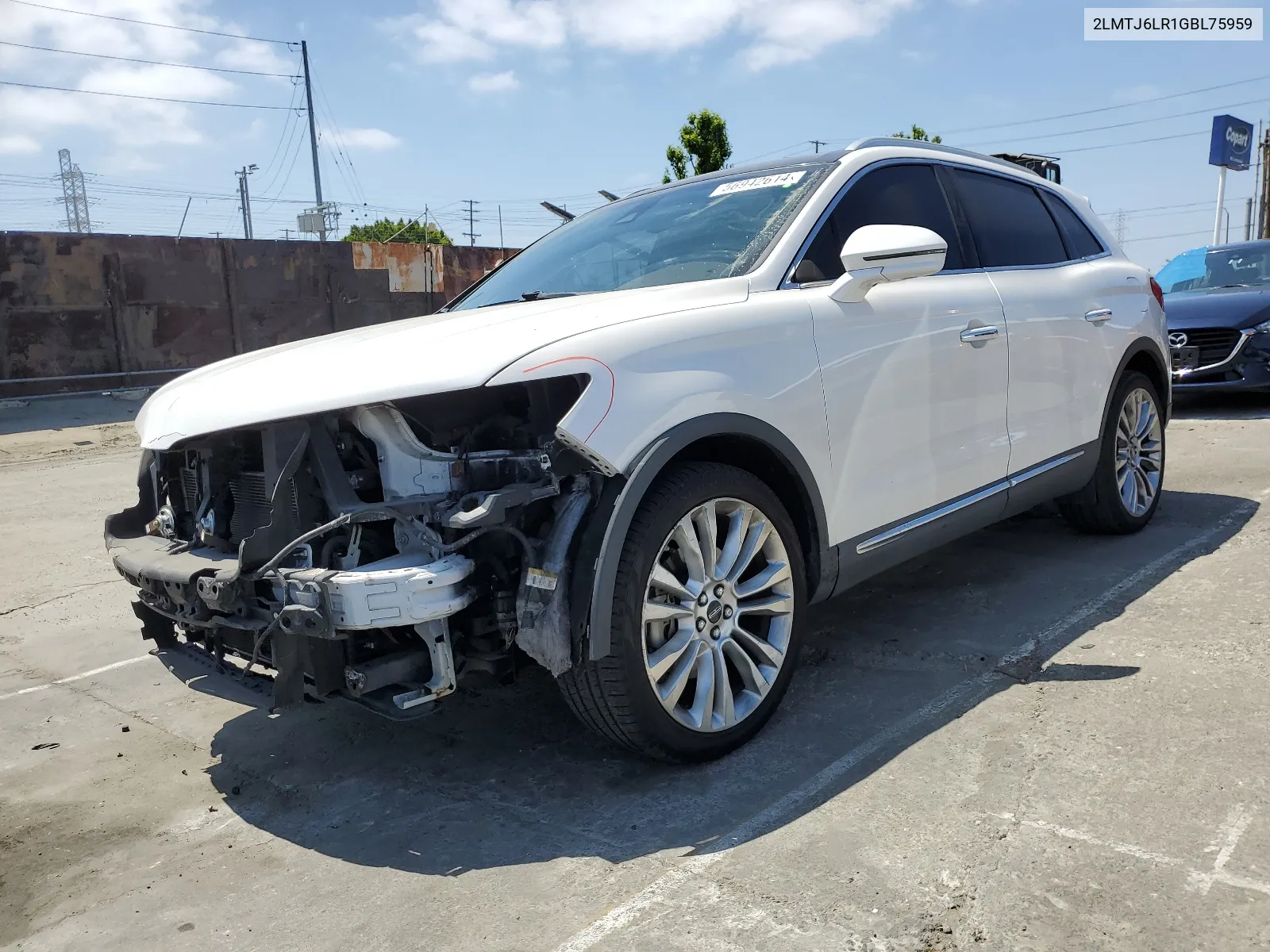 2LMTJ6LR1GBL75959 2016 Lincoln Mkx Reserve