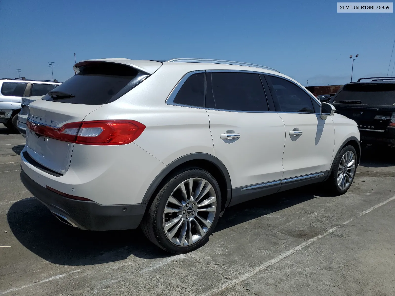 2016 Lincoln Mkx Reserve VIN: 2LMTJ6LR1GBL75959 Lot: 56942614