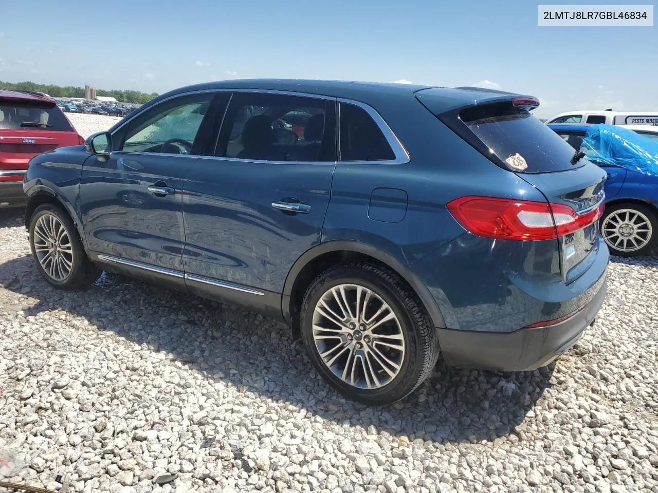 2LMTJ8LR7GBL46834 2016 Lincoln Mkx Reserve