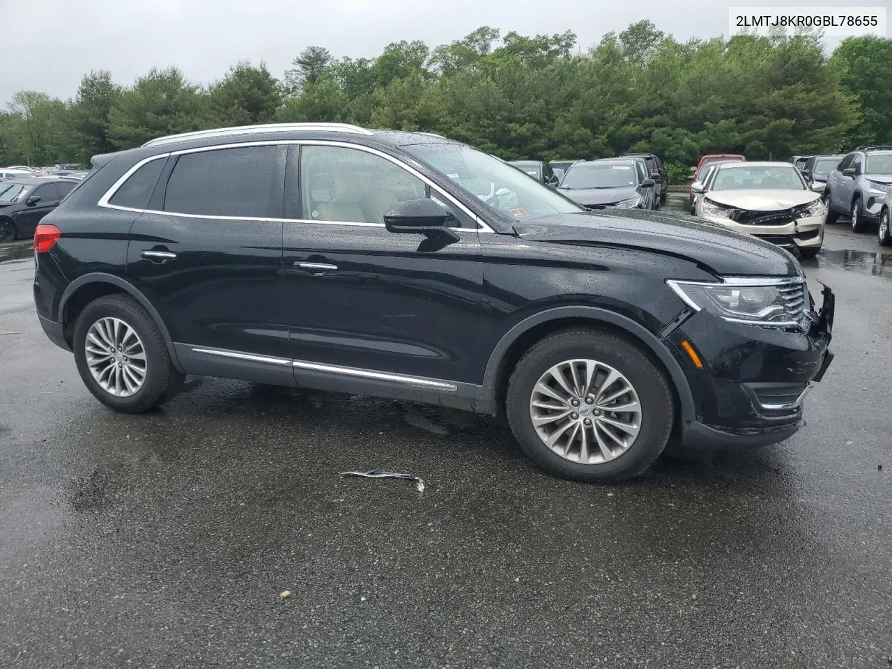 2016 Lincoln Mkx Select VIN: 2LMTJ8KR0GBL78655 Lot: 57575834