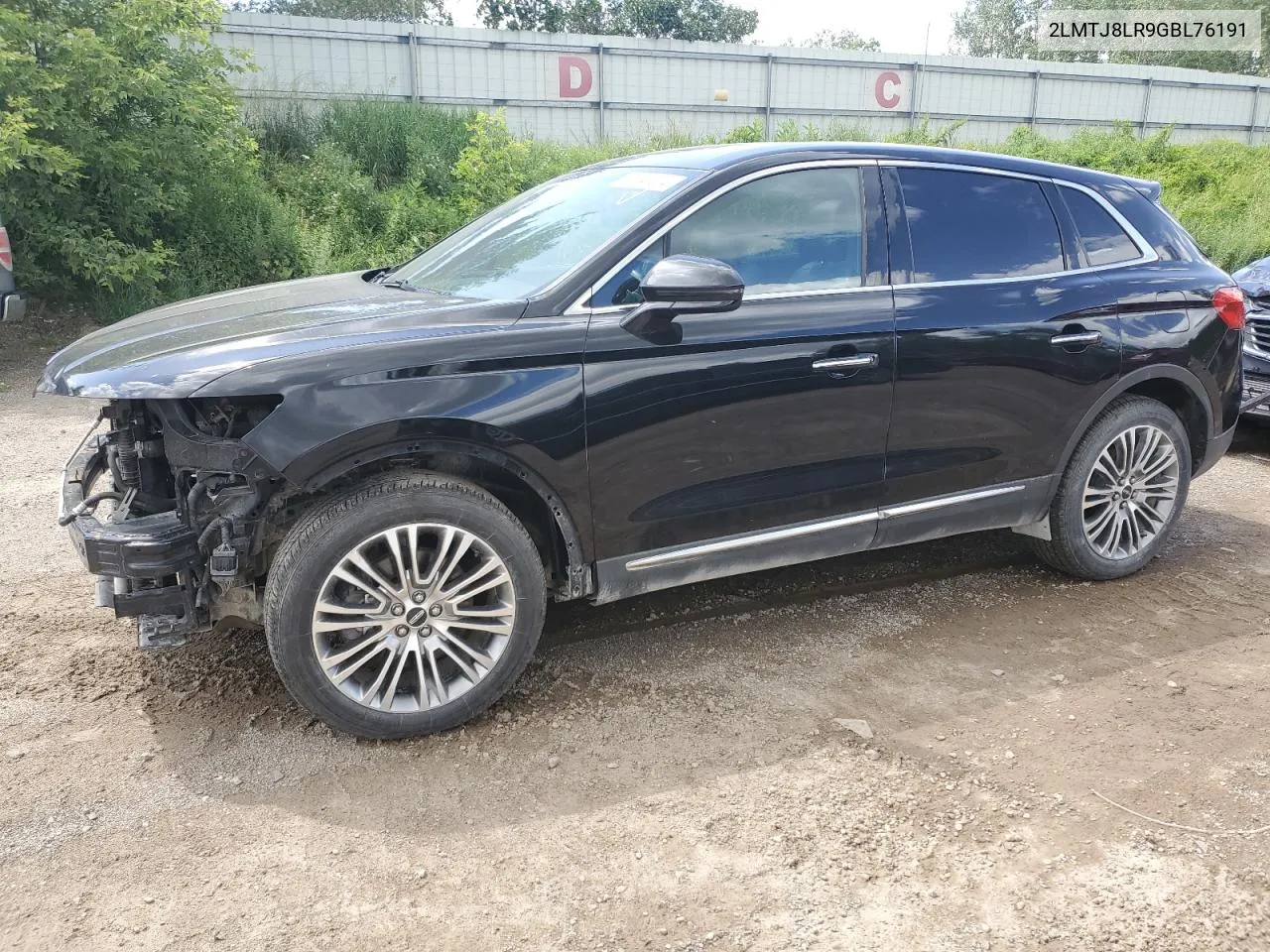 2016 Lincoln Mkx Reserve VIN: 2LMTJ8LR9GBL76191 Lot: 57640224