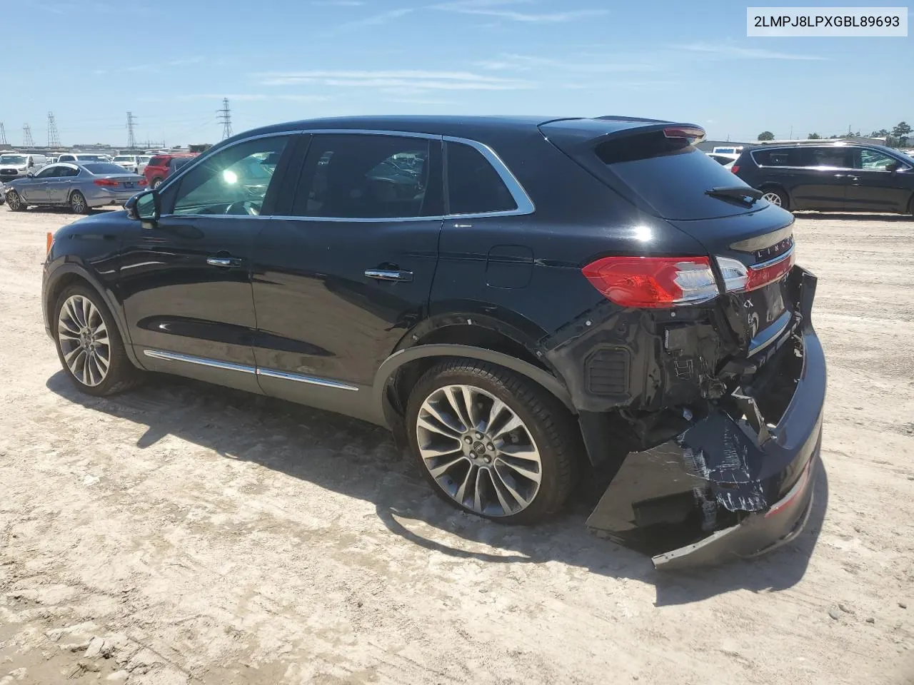 2LMPJ8LPXGBL89693 2016 Lincoln Mkx Reserve