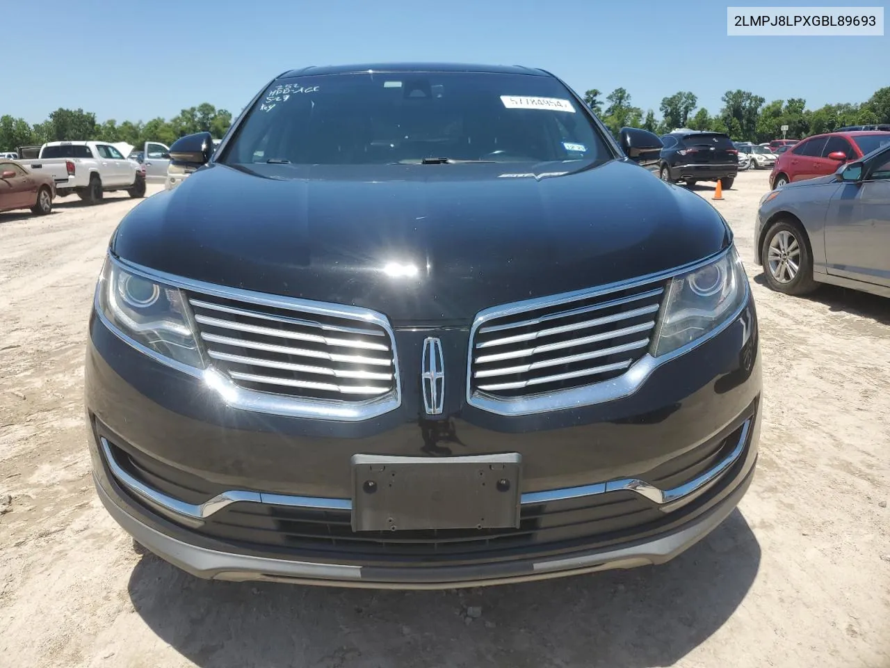 2LMPJ8LPXGBL89693 2016 Lincoln Mkx Reserve