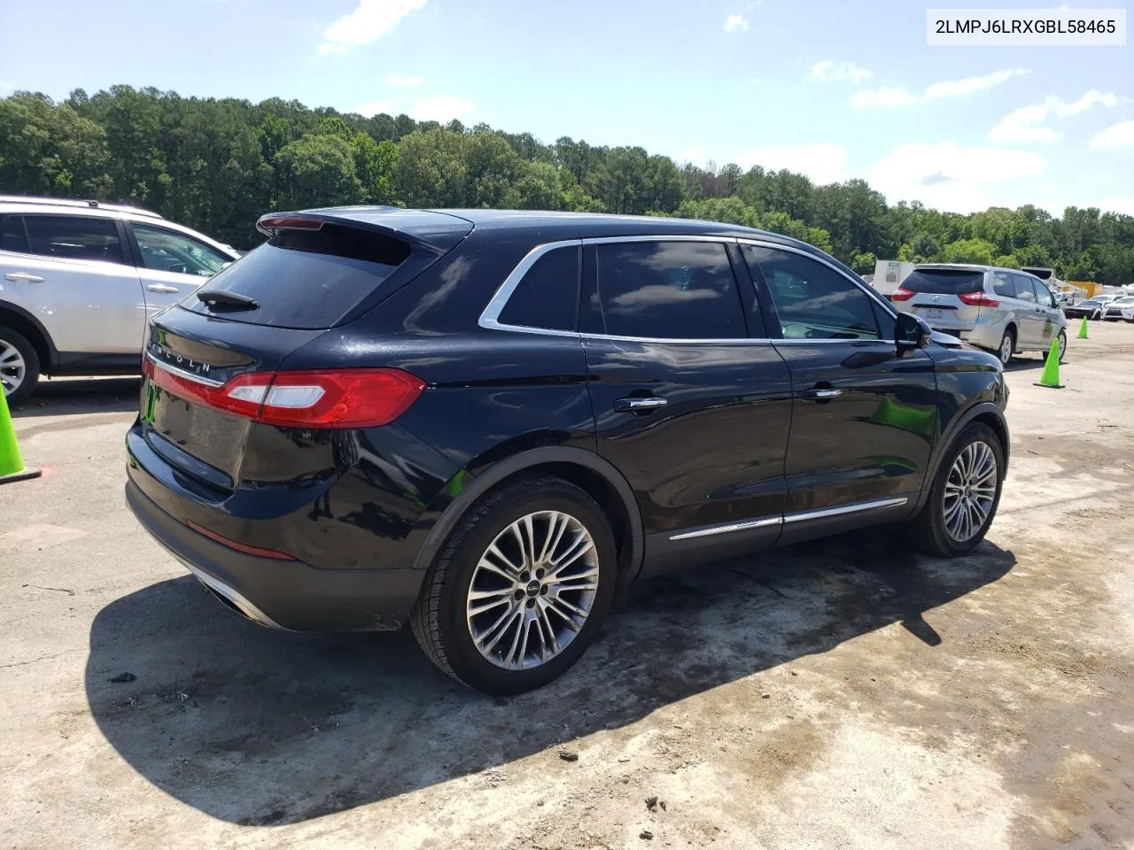 2016 Lincoln Mkx Reserve VIN: 2LMPJ6LRXGBL58465 Lot: 58030944