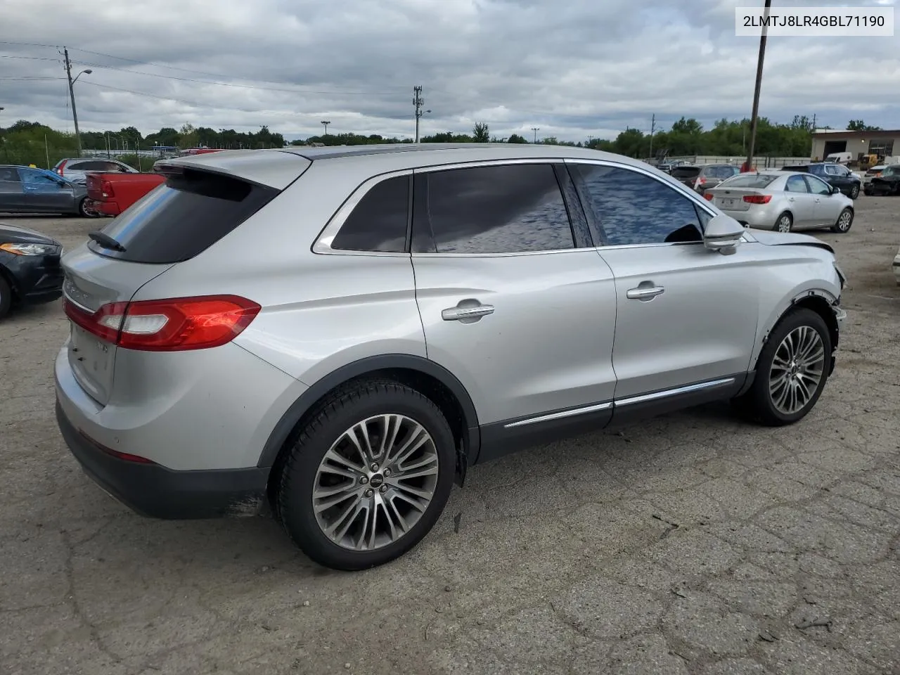 2016 Lincoln Mkx Reserve VIN: 2LMTJ8LR4GBL71190 Lot: 58242164