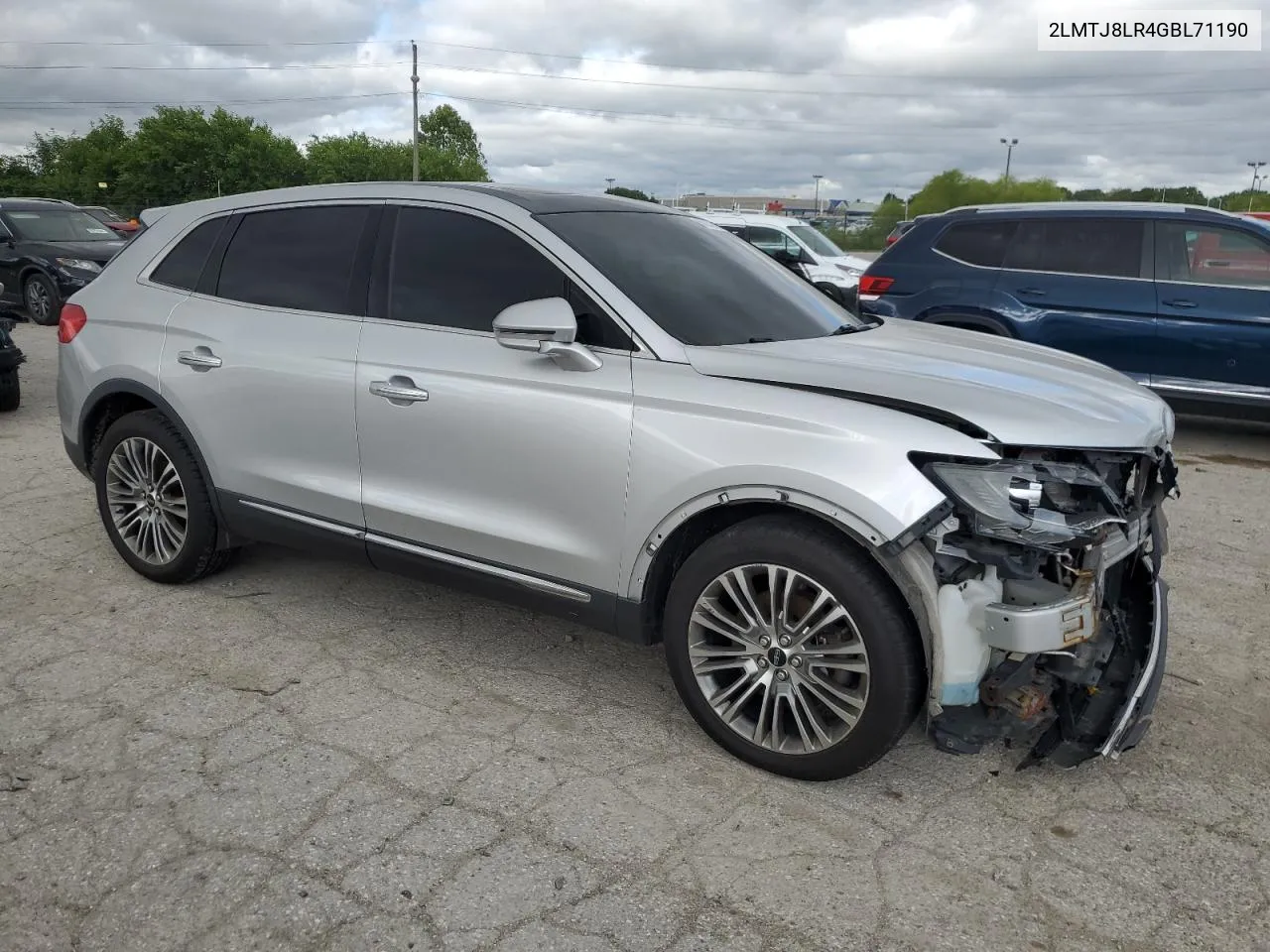 2016 Lincoln Mkx Reserve VIN: 2LMTJ8LR4GBL71190 Lot: 58242164