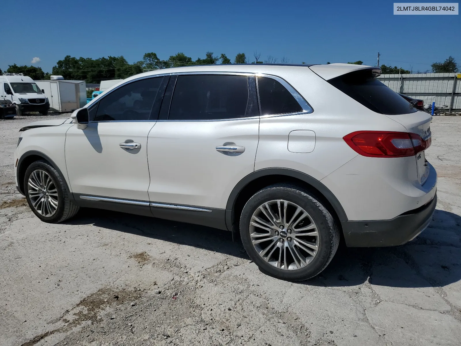 2016 Lincoln Mkx Reserve VIN: 2LMTJ8LR4GBL74042 Lot: 58244444