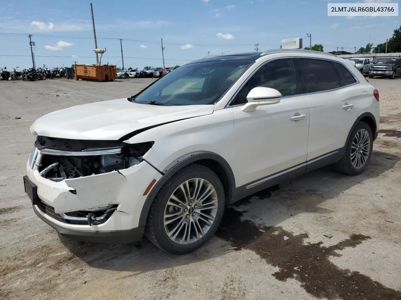 2LMTJ6LR6GBL43766 2016 Lincoln Mkx Reserve