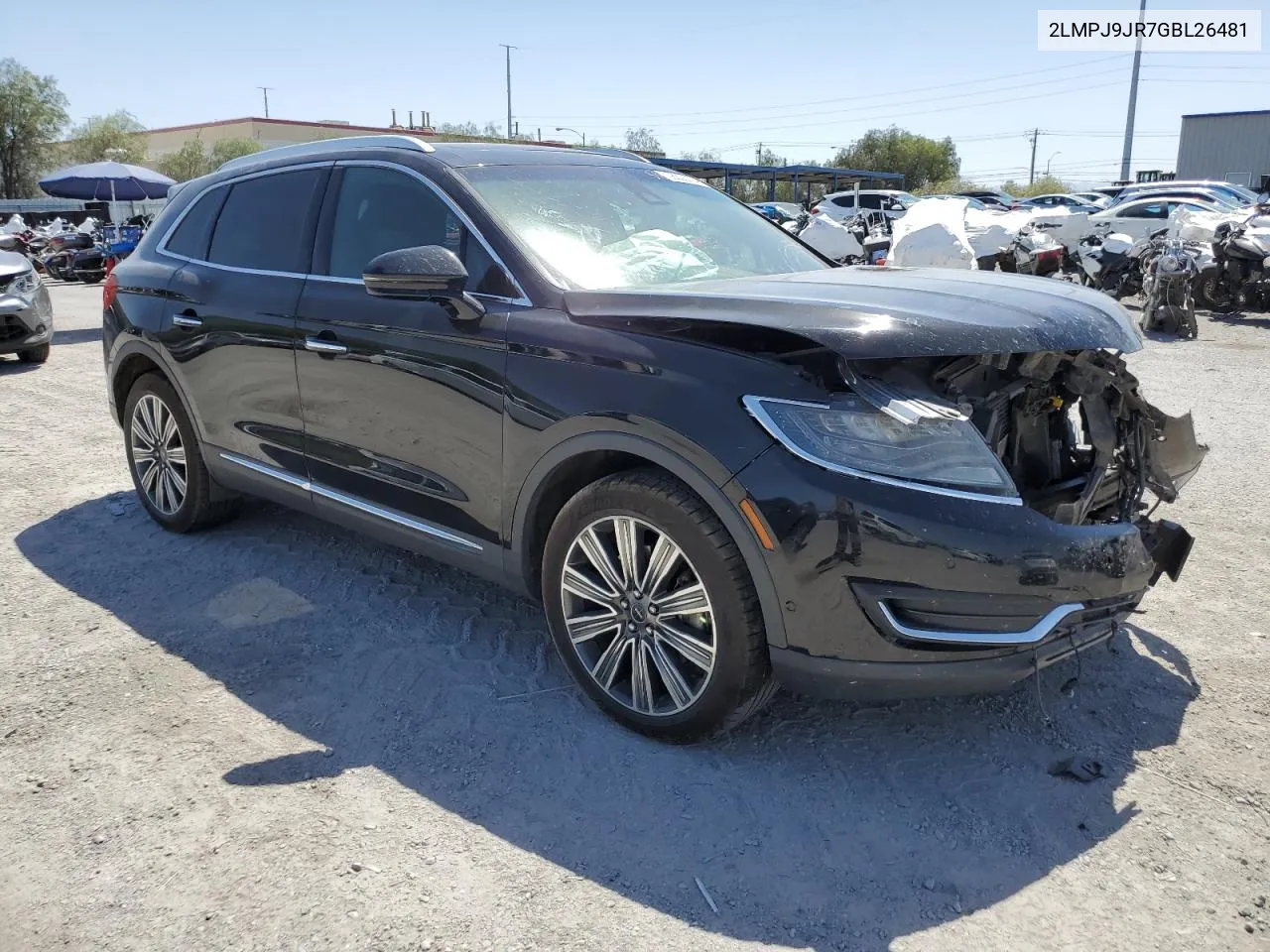 2LMPJ9JR7GBL26481 2016 Lincoln Mkx Black Label