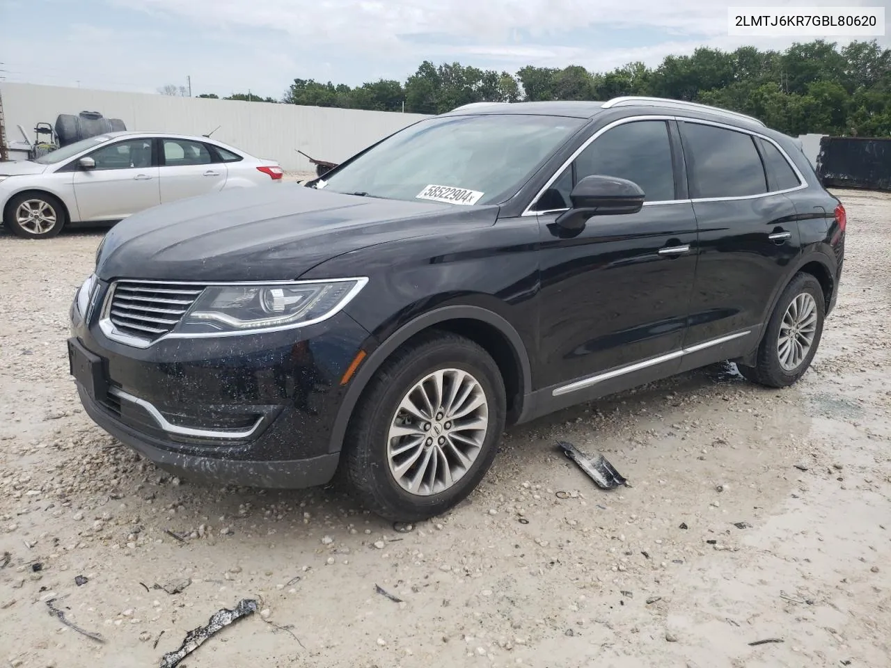 2016 Lincoln Mkx Select VIN: 2LMTJ6KR7GBL80620 Lot: 58522904