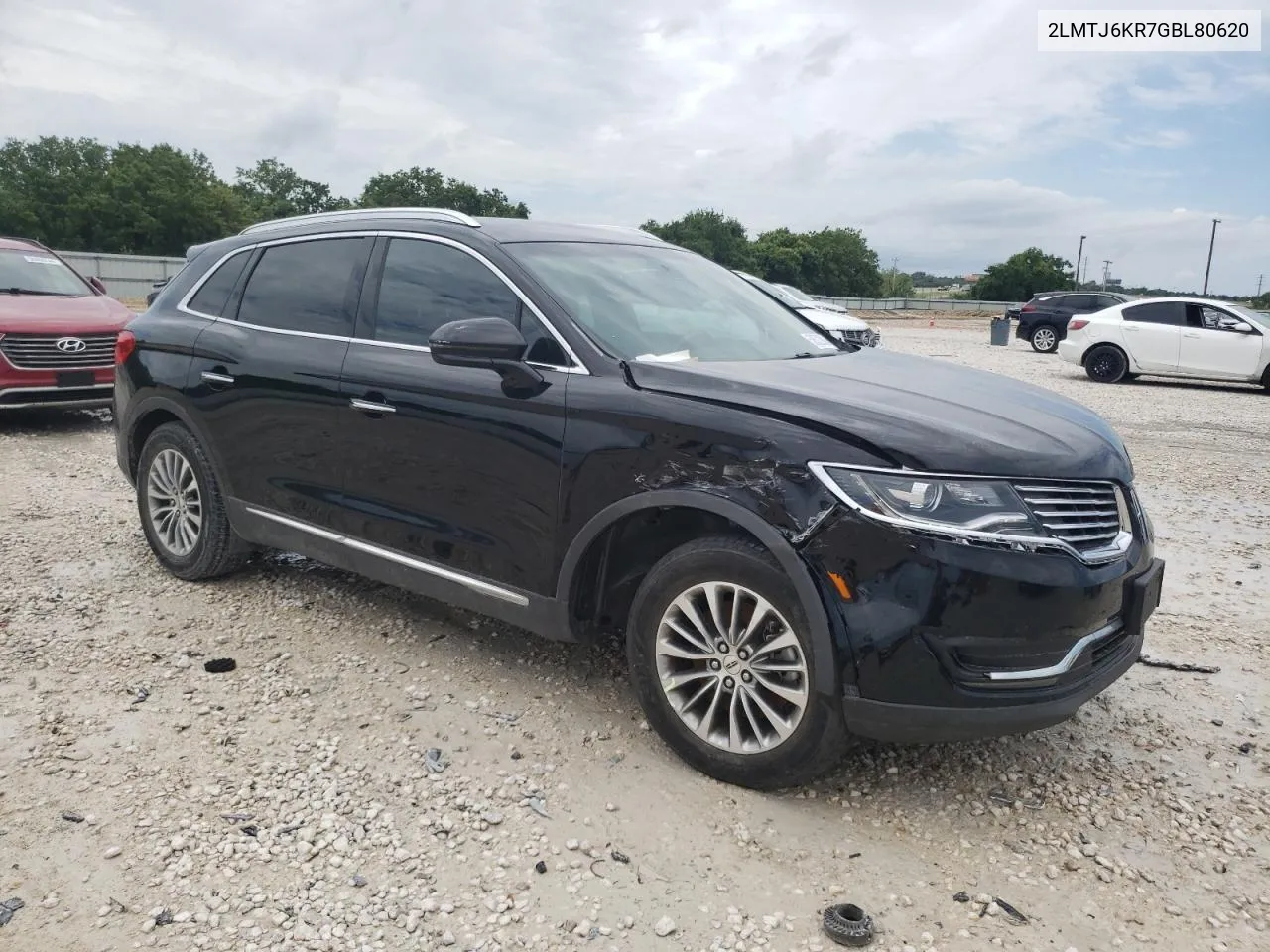 2LMTJ6KR7GBL80620 2016 Lincoln Mkx Select