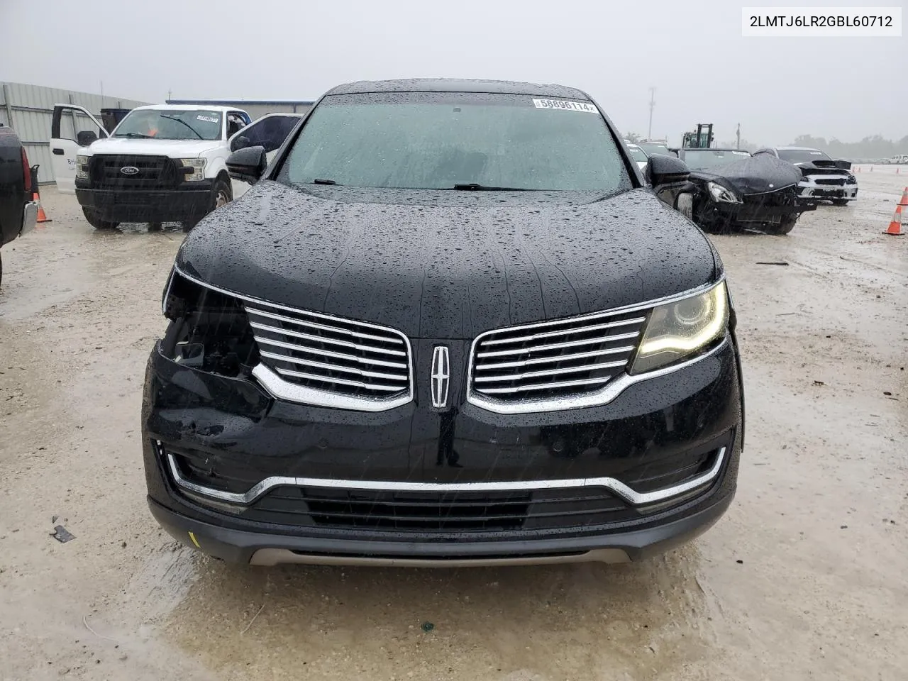 2016 Lincoln Mkx Reserve VIN: 2LMTJ6LR2GBL60712 Lot: 58896114