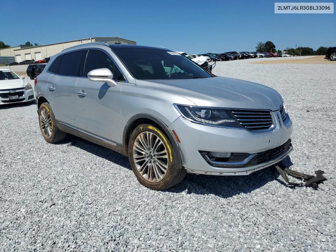 2LMTJ6LR3GBL33096 2016 Lincoln Mkx Reserve