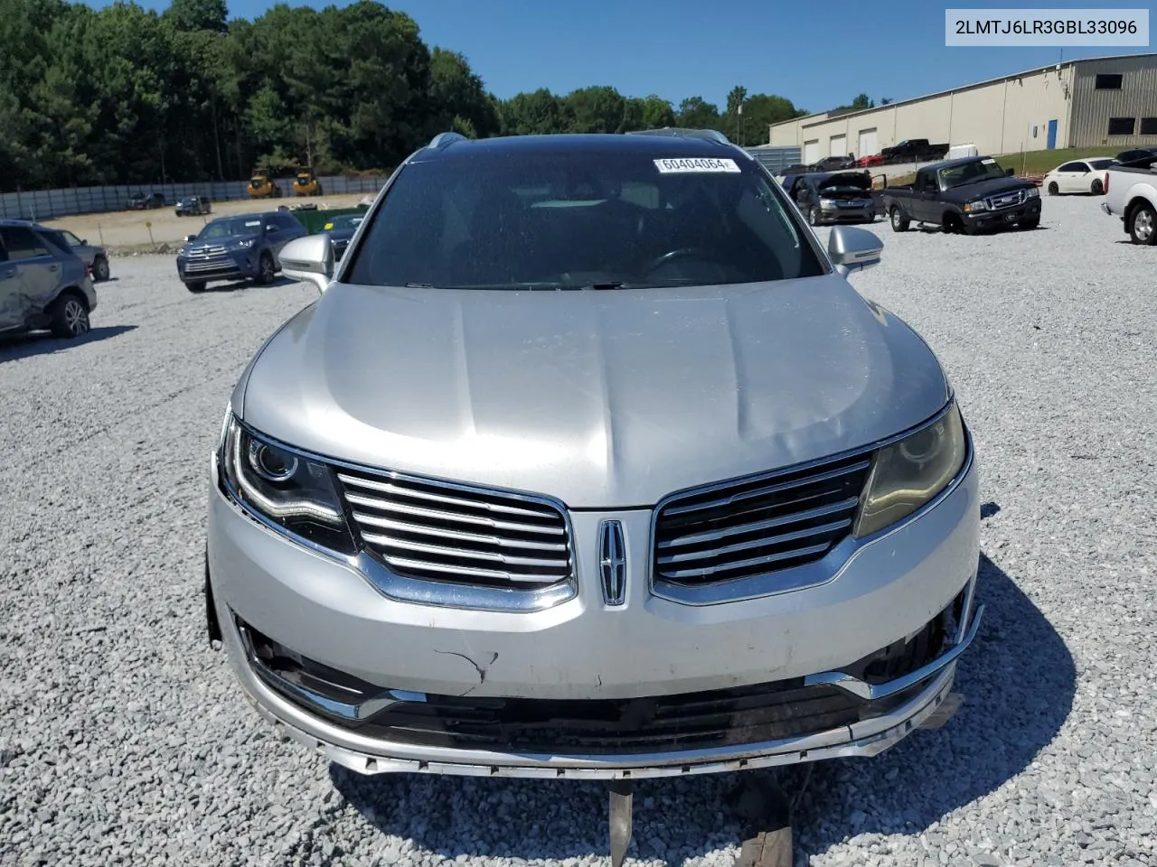 2LMTJ6LR3GBL33096 2016 Lincoln Mkx Reserve