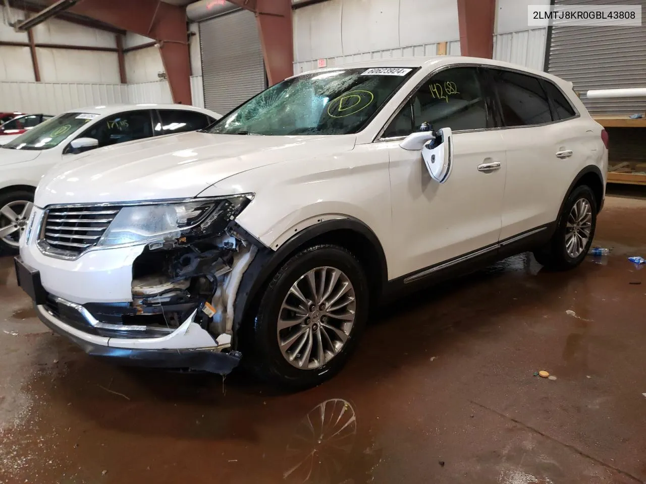 2016 Lincoln Mkx Select VIN: 2LMTJ8KR0GBL43808 Lot: 60623924