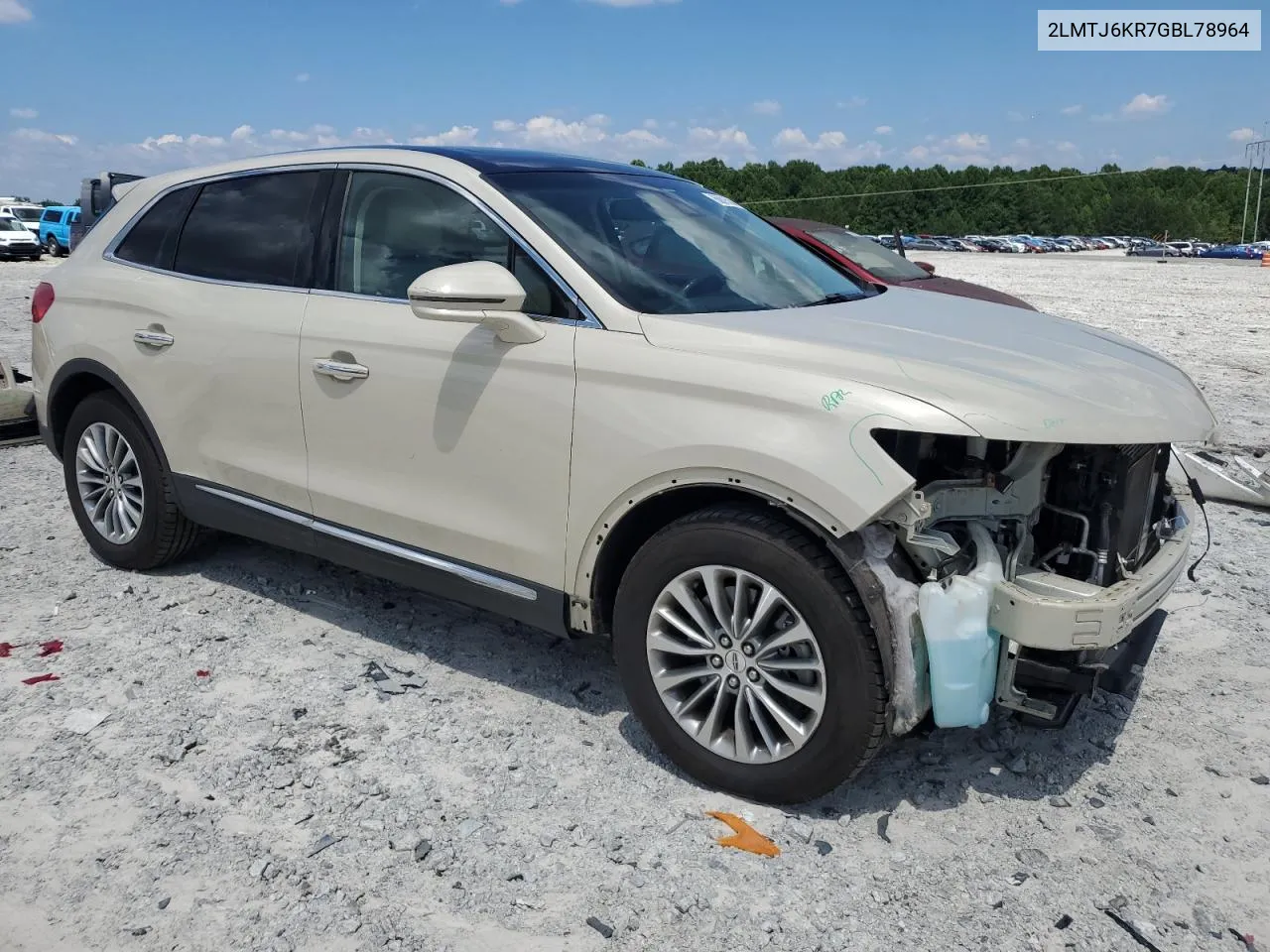 2LMTJ6KR7GBL78964 2016 Lincoln Mkx Select