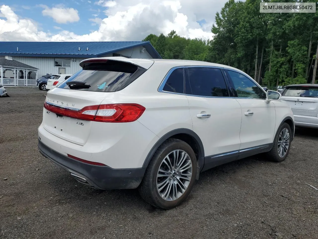 2016 Lincoln Mkx Reserve VIN: 2LMTJ8LR8GBL50472 Lot: 60870734