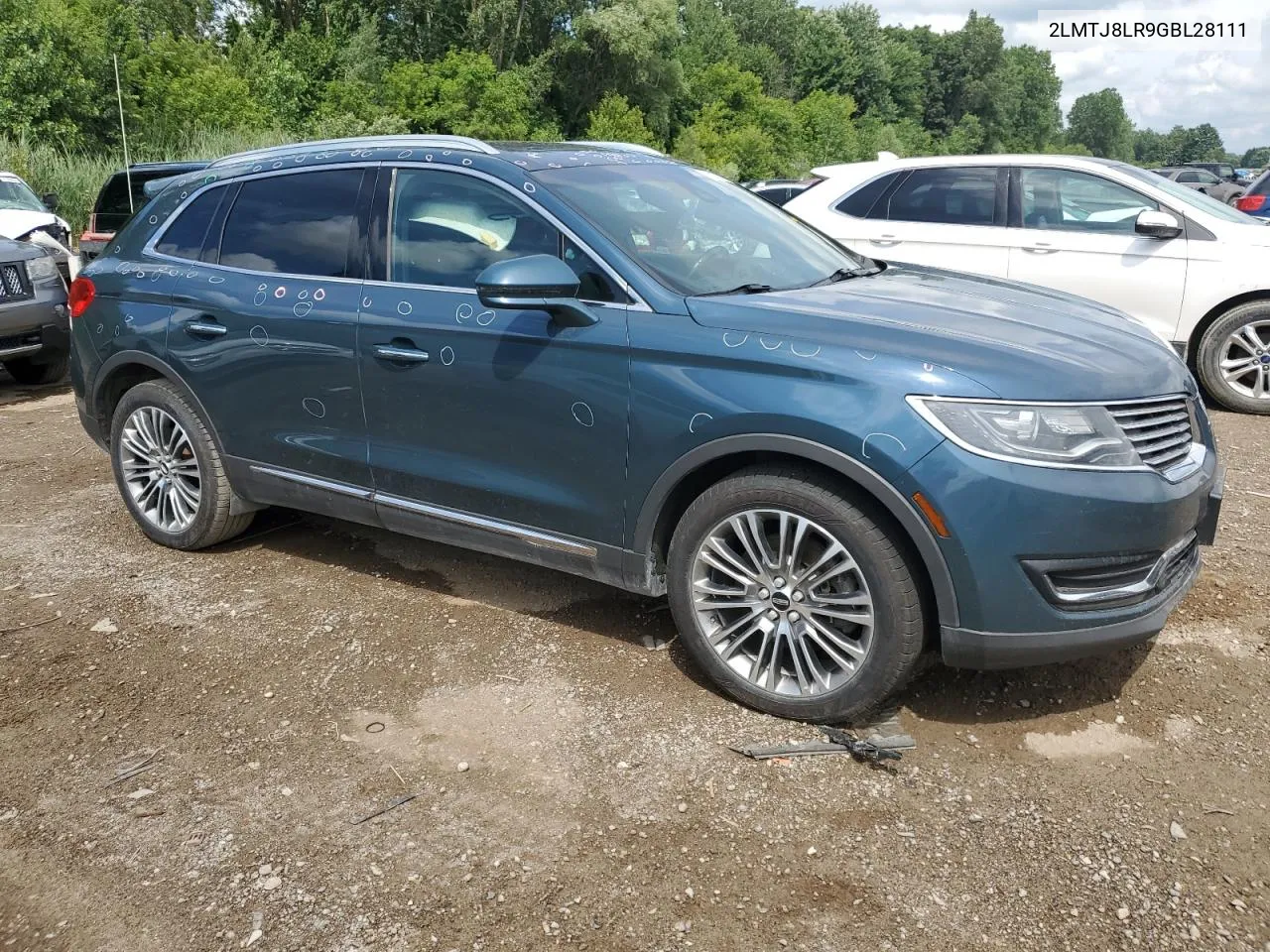 2LMTJ8LR9GBL28111 2016 Lincoln Mkx Reserve