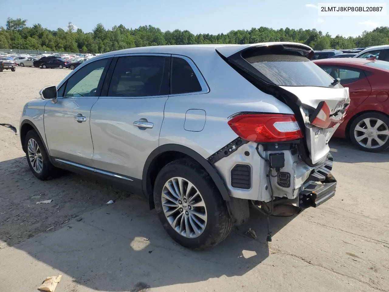 2016 Lincoln Mkx Select VIN: 2LMTJ8KP8GBL20887 Lot: 62128624