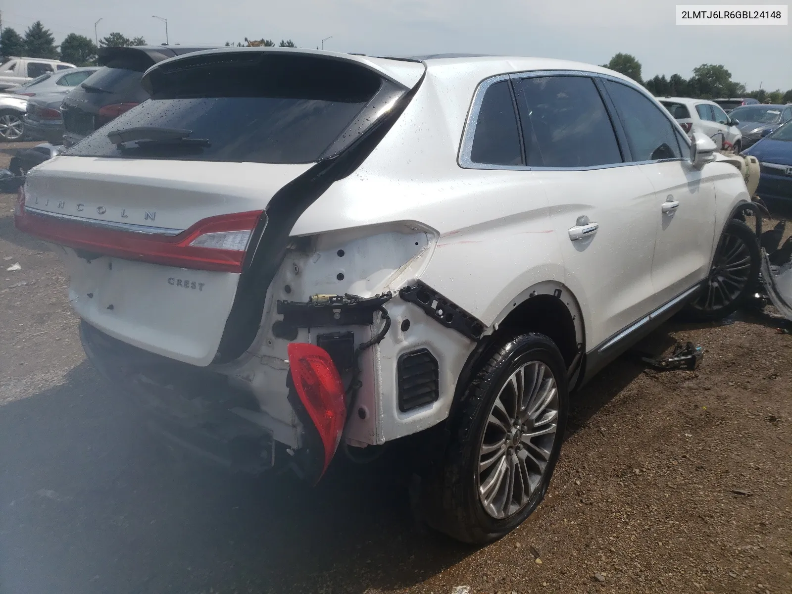 2LMTJ6LR6GBL24148 2016 Lincoln Mkx Reserve