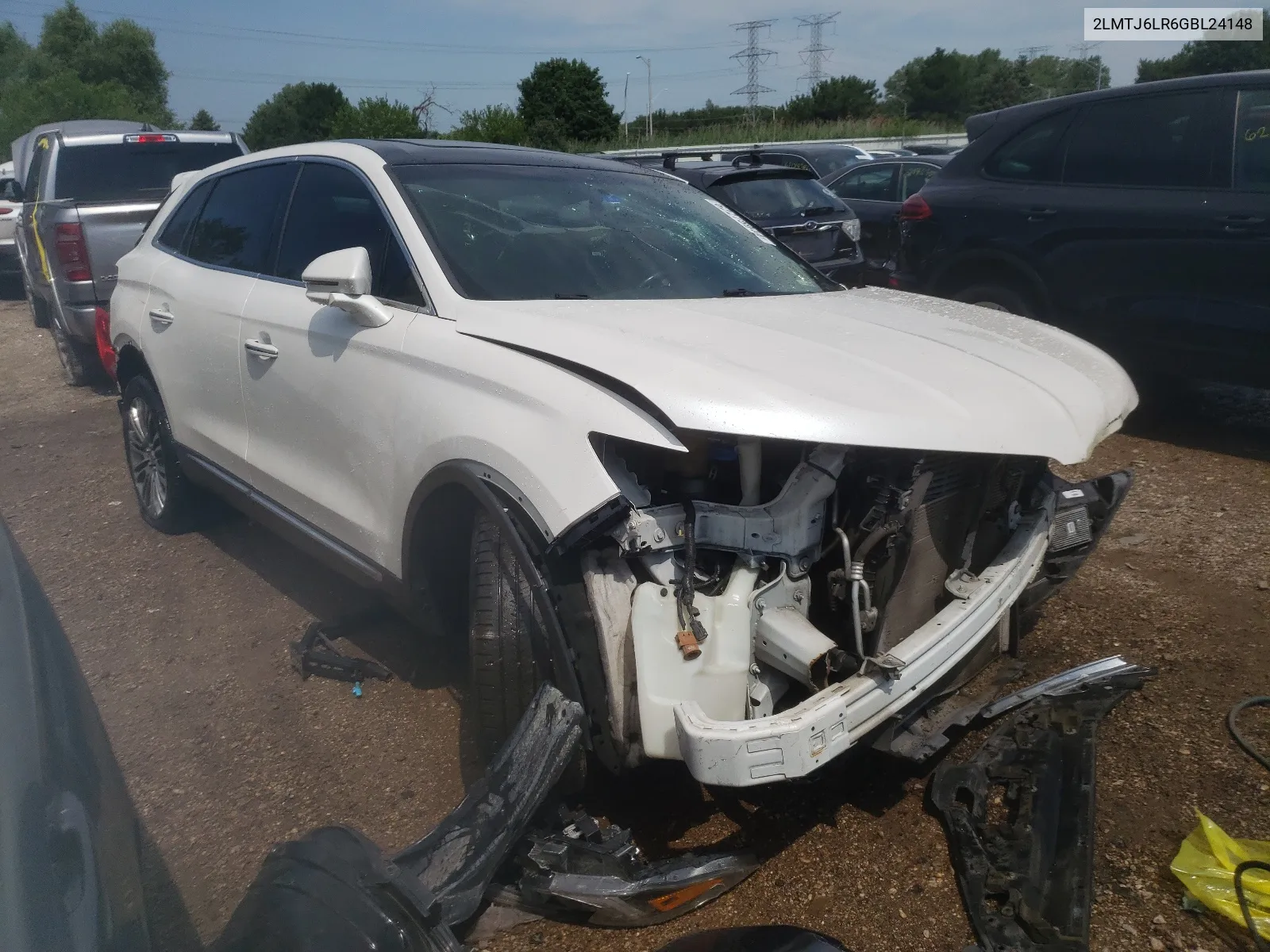 2LMTJ6LR6GBL24148 2016 Lincoln Mkx Reserve