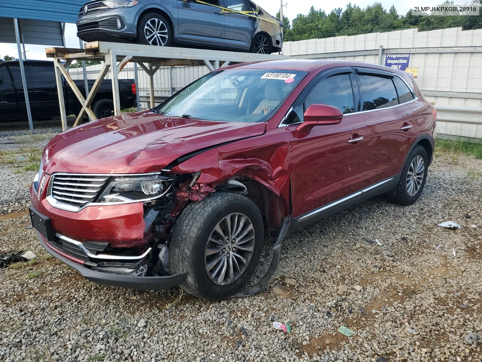 2LMPJ6KPXGBL28916 2016 Lincoln Mkx Select