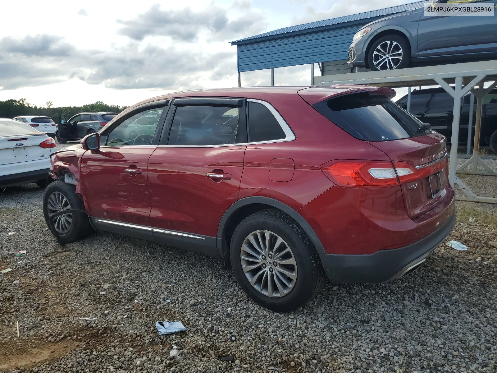 2LMPJ6KPXGBL28916 2016 Lincoln Mkx Select