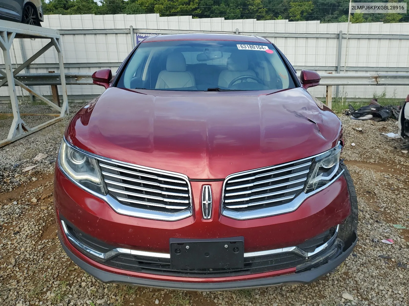 2LMPJ6KPXGBL28916 2016 Lincoln Mkx Select