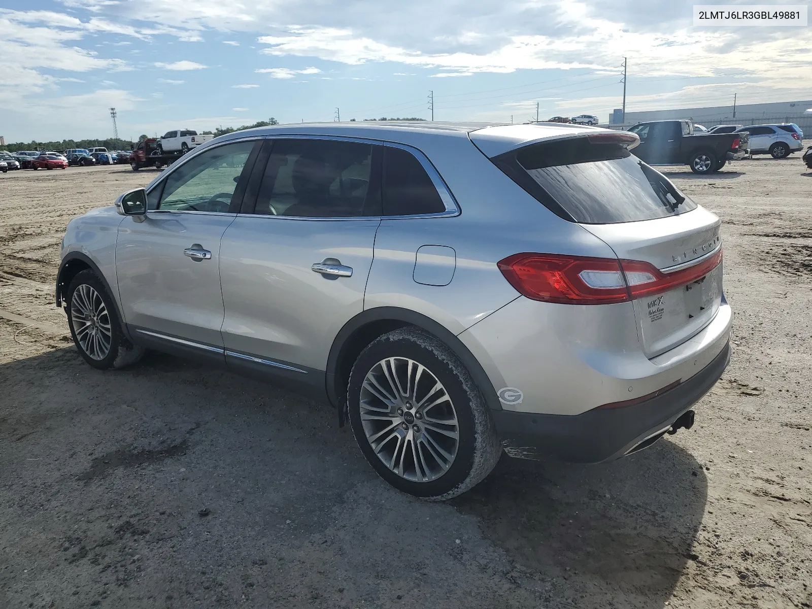 2016 Lincoln Mkx Reserve VIN: 2LMTJ6LR3GBL49881 Lot: 63186844