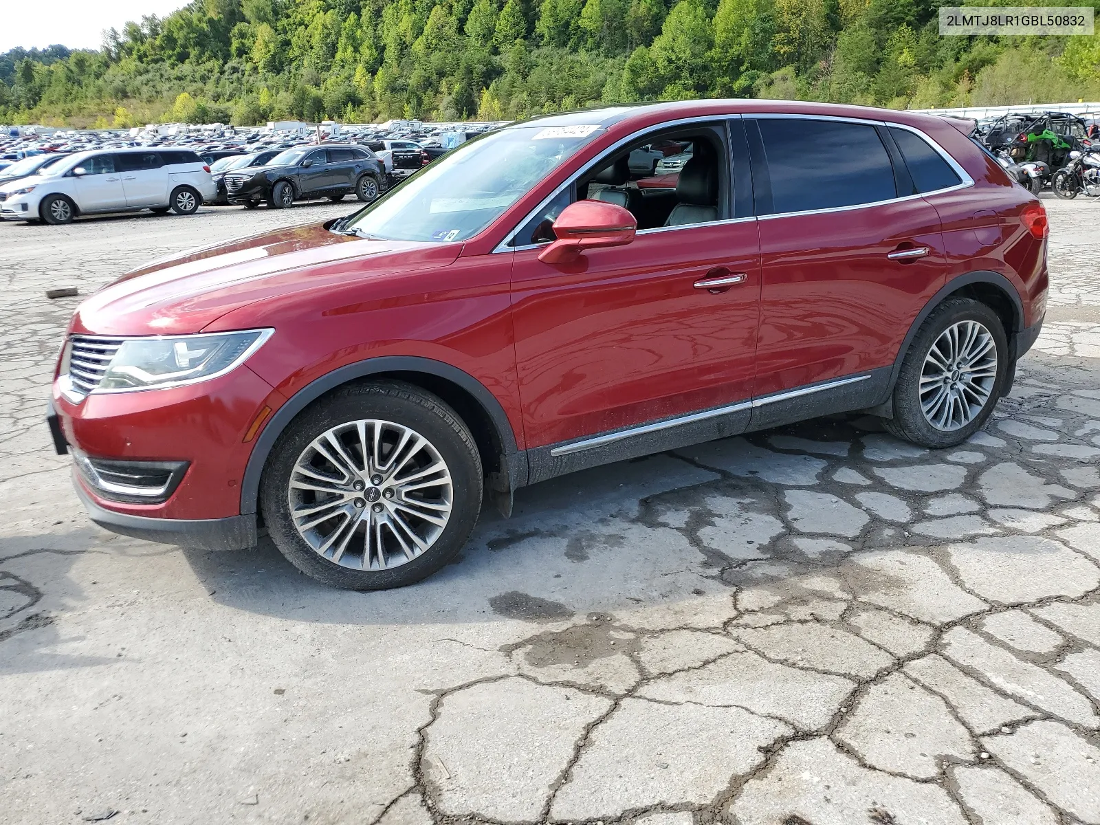 2016 Lincoln Mkx Reserve VIN: 2LMTJ8LR1GBL50832 Lot: 63784424