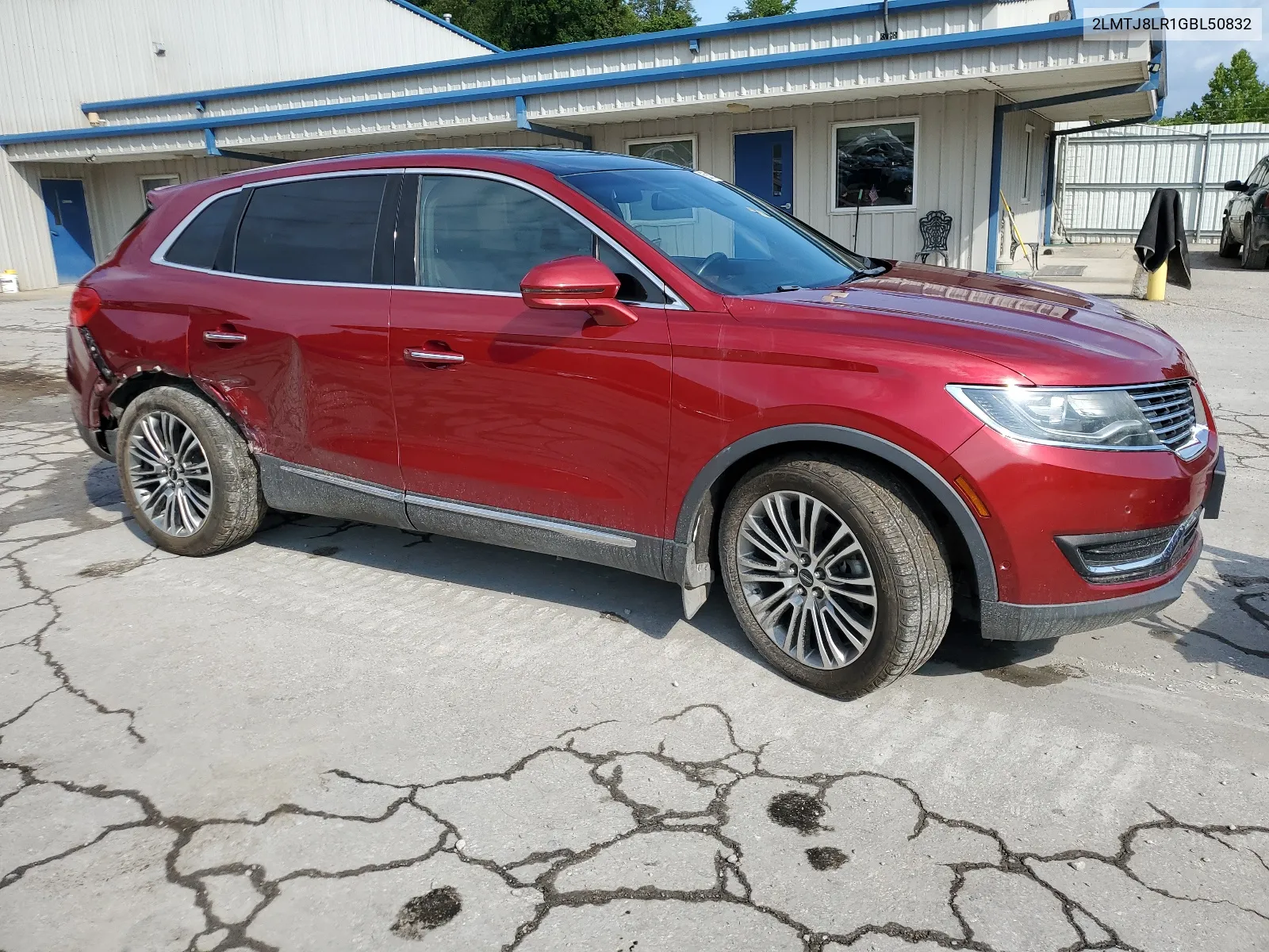 2016 Lincoln Mkx Reserve VIN: 2LMTJ8LR1GBL50832 Lot: 63784424