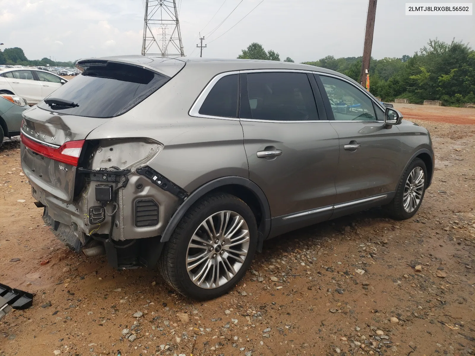 2016 Lincoln Mkx Reserve VIN: 2LMTJ8LRXGBL56502 Lot: 63889594