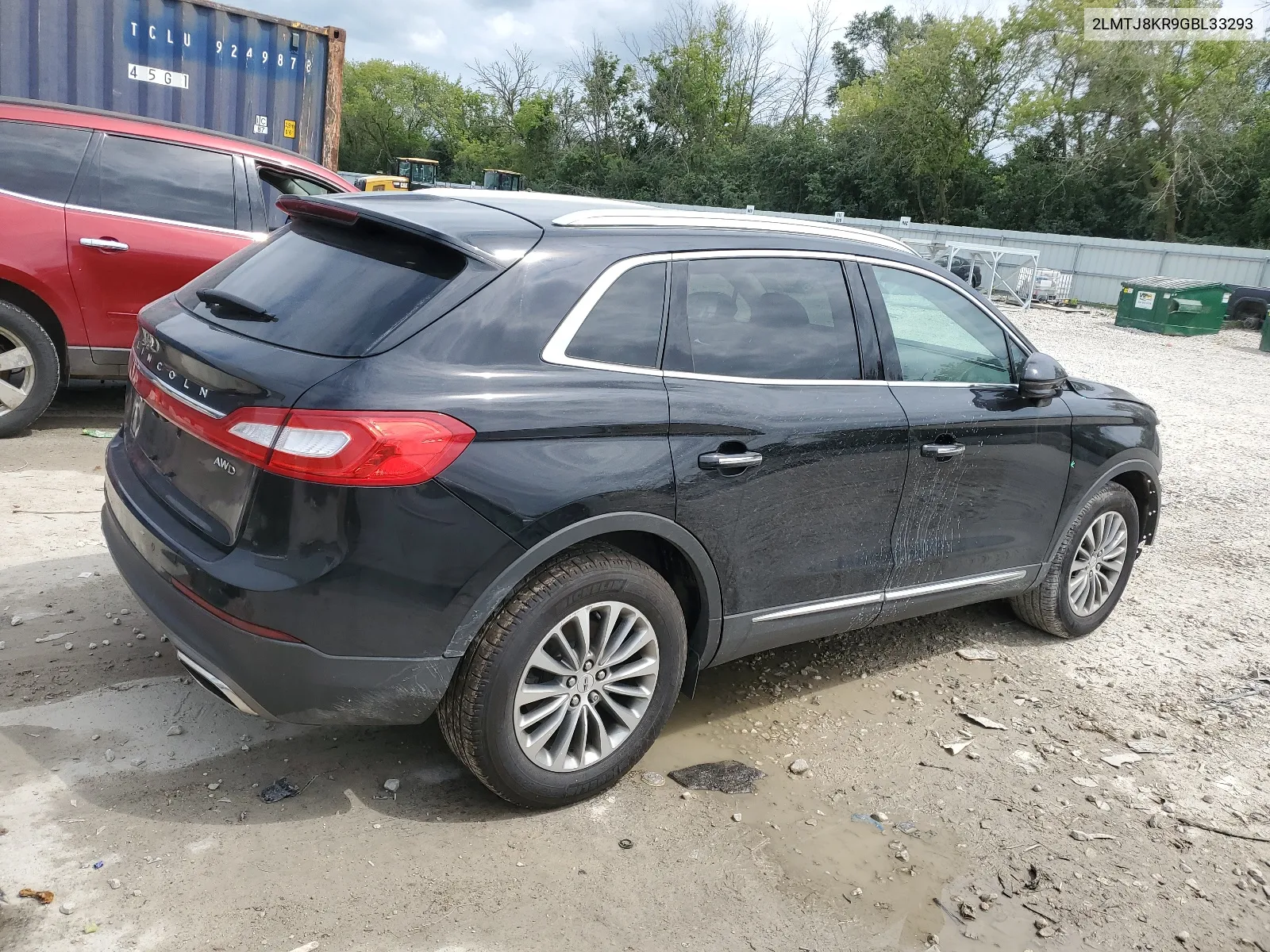 2LMTJ8KR9GBL33293 2016 Lincoln Mkx Select