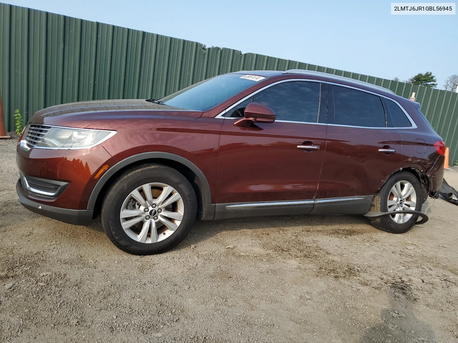 2LMTJ6JR1GBL56945 2016 Lincoln Mkx Premiere