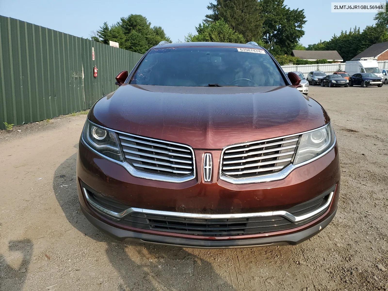 2016 Lincoln Mkx Premiere VIN: 2LMTJ6JR1GBL56945 Lot: 63987474